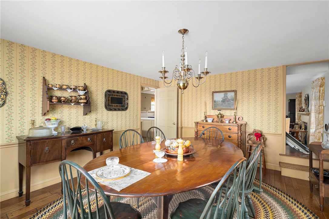106 Sagamore Road Cranston, RI 02920 - Photo 13 of 43 Dining Room looking into Kitchen & Stairway to 2nd Level