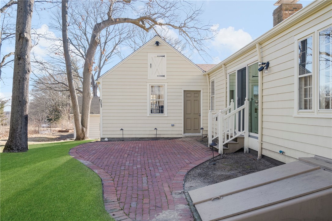 106 Sagamore Road Cranston, RI 02920 - Photo 35 of 43 Rear Patio and Bulkhead