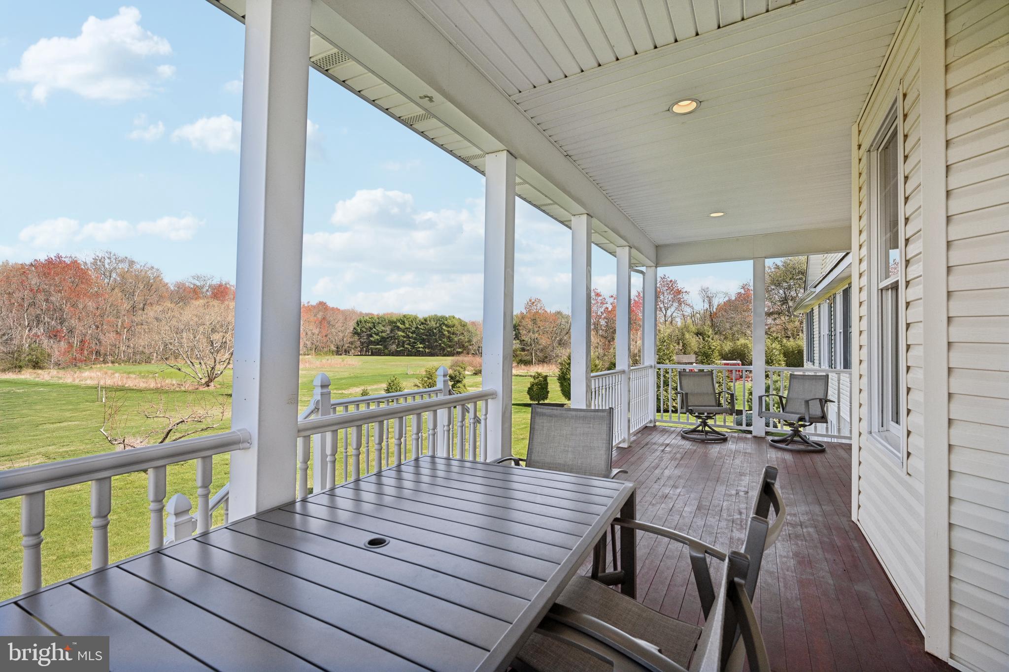 358 Eayrestown Road Southampton, NJ 08088 - Photo 30 of 54 a view of a balcony with lake view and a ocean view
