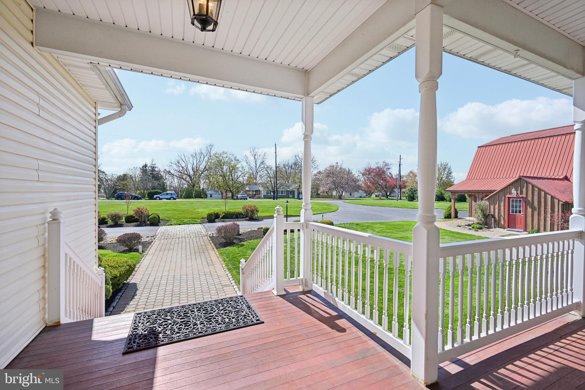 358 Eayrestown Road Southampton, NJ 08088 - Photo 4 of 54 a view of a porch with a yard