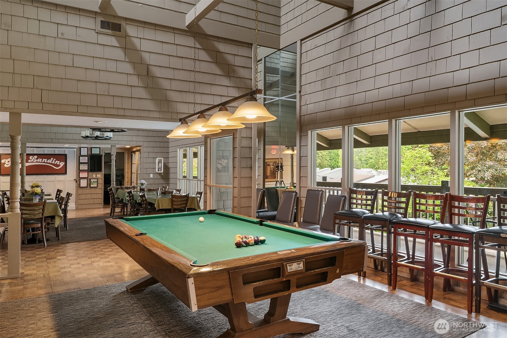 6582 137th Avenue Northeast, Unit 414 Redmond, WA 98052 - Photo 25 of 28 a room with pool table and windows