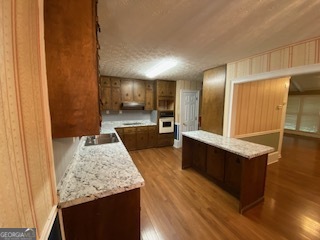 1117 Boss Hardy Road Auburn, GA 30011 - Photo 7 of 19 a large kitchen with kitchen island a large counter top and wooden floors