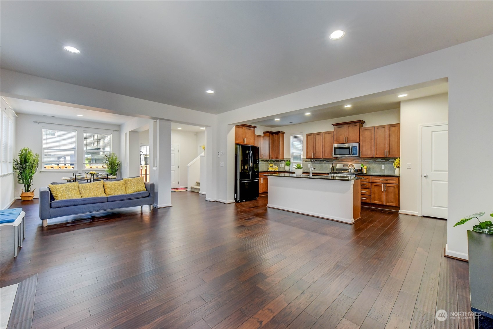 4501 30th Drive Southeast Everett, WA 98203 - Photo 6 of 29 a view of kitchen with cabinets and wooden floor