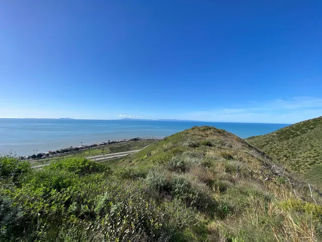 a view of an ocean and beach