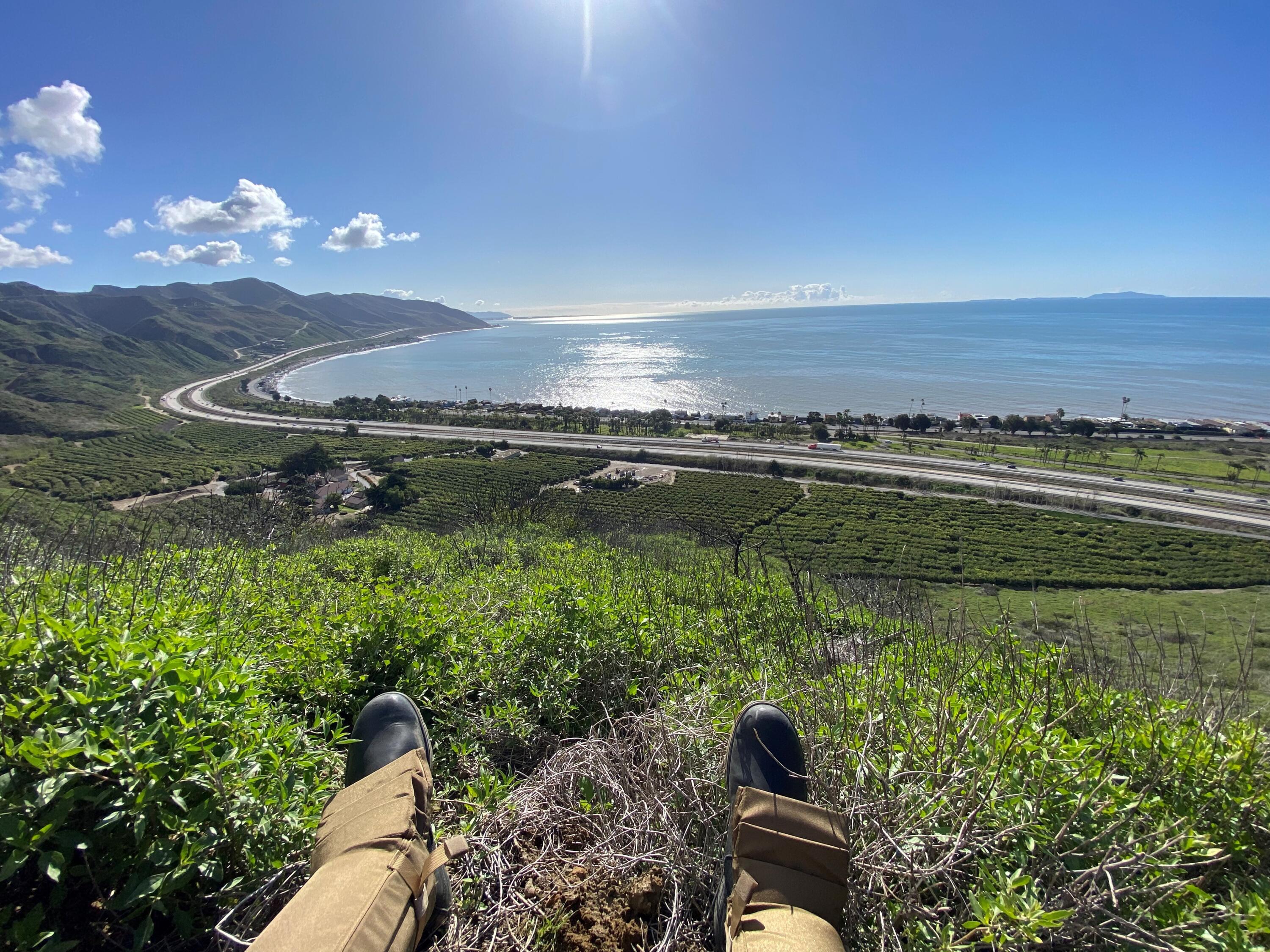 3945 Pacific Coast Highway Ventura, CA 93001 - Photo 10 of 37 Top of Shortcut Trail
