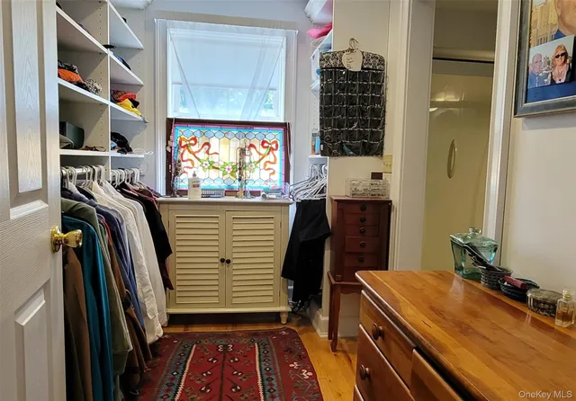 a room with storage and utility