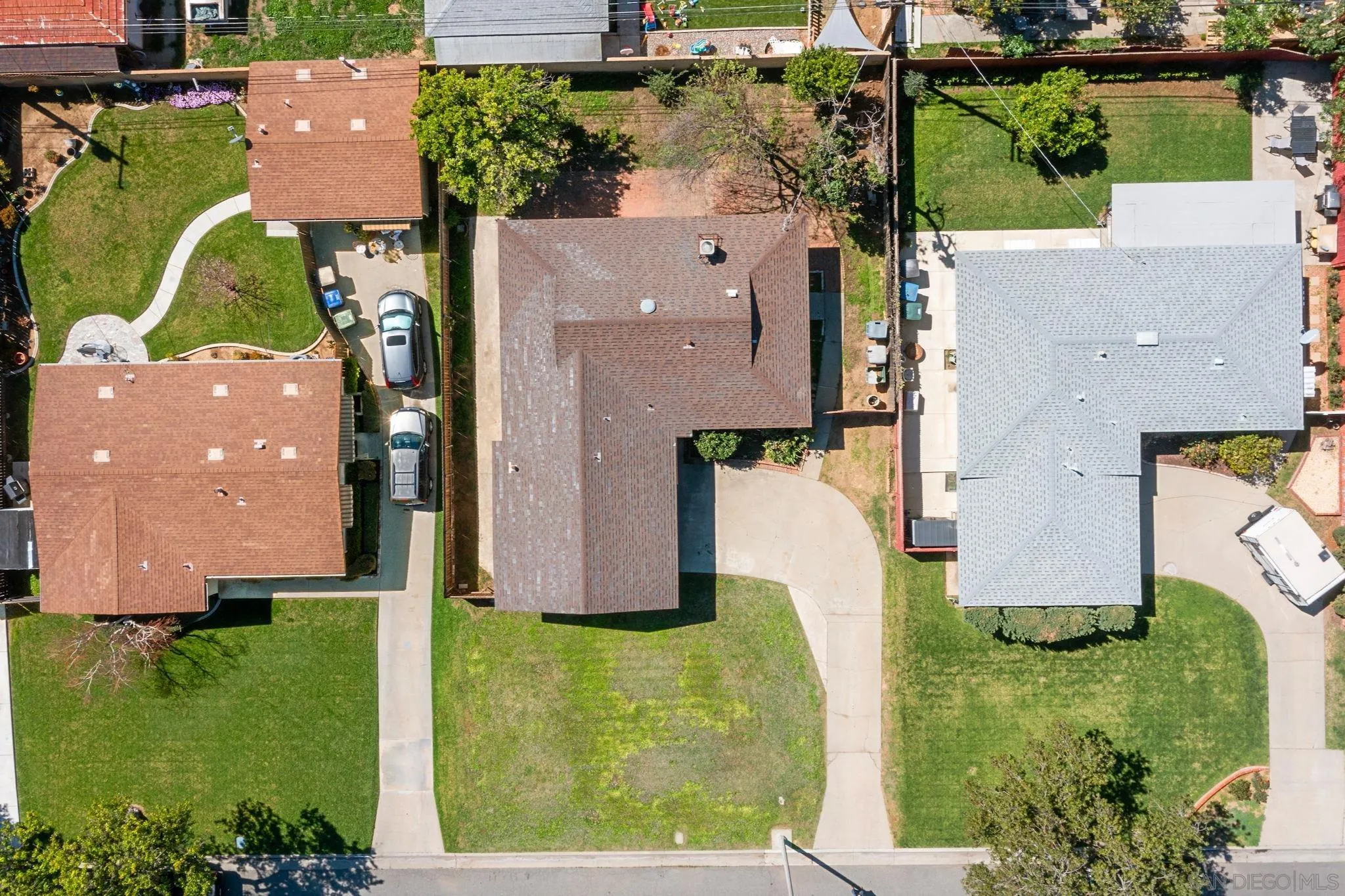 4690 Jarvis Street Riverside, CA 92506 - Photo 3 of 16 an aerial view of a house with a garden
