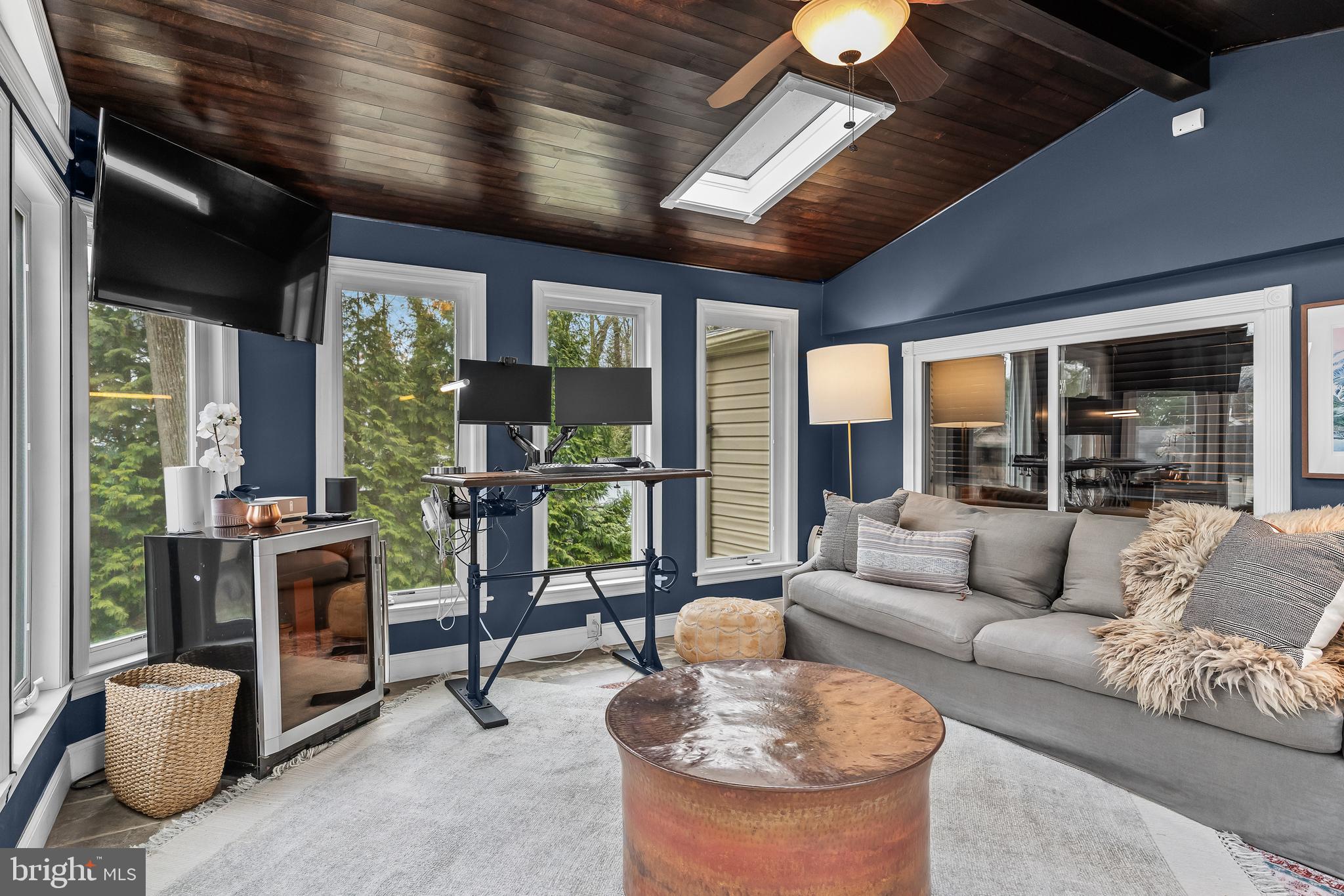 2407 Riverton Road Cinnaminson, NJ 08077 - Photo 22 of 54 a living room with furniture and a chandelier