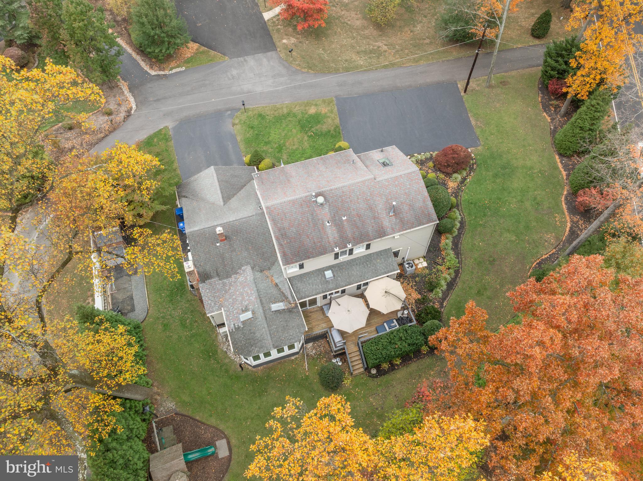 2407 Riverton Road Cinnaminson, NJ 08077 - Photo 52 of 54 an aerial view of a house with yard swimming pool and outdoor seating
