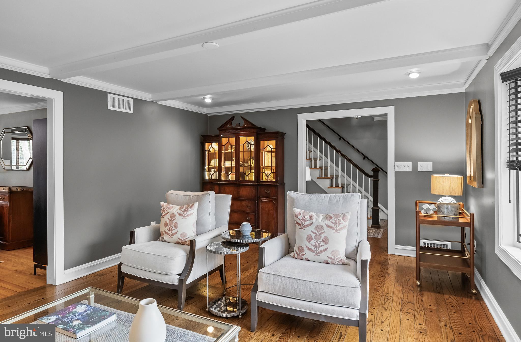 2407 Riverton Road Cinnaminson, NJ 08077 - Photo 6 of 54 a living room with furniture and a wooden floor