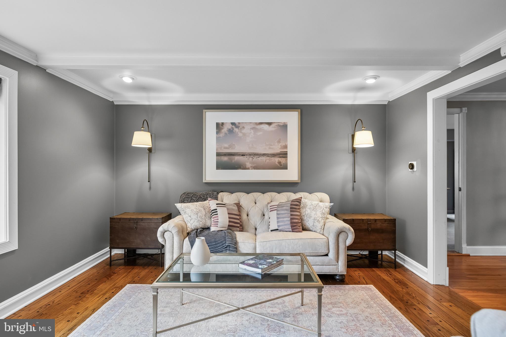 2407 Riverton Road Cinnaminson, NJ 08077 - Photo 7 of 54 a living room with furniture and wooden floor