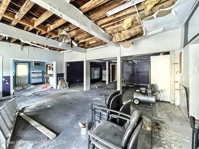 a room with gym equipment