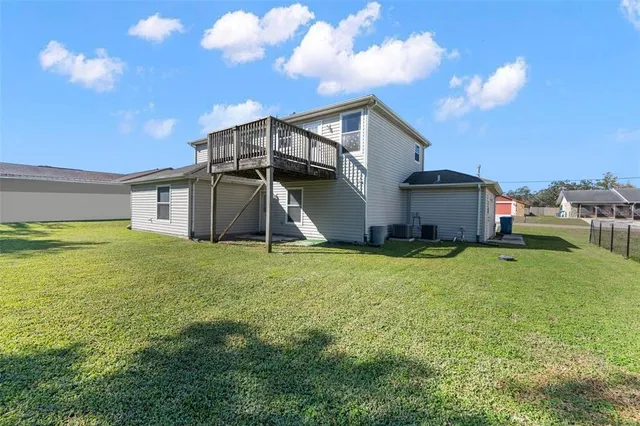 a house view with a garden space