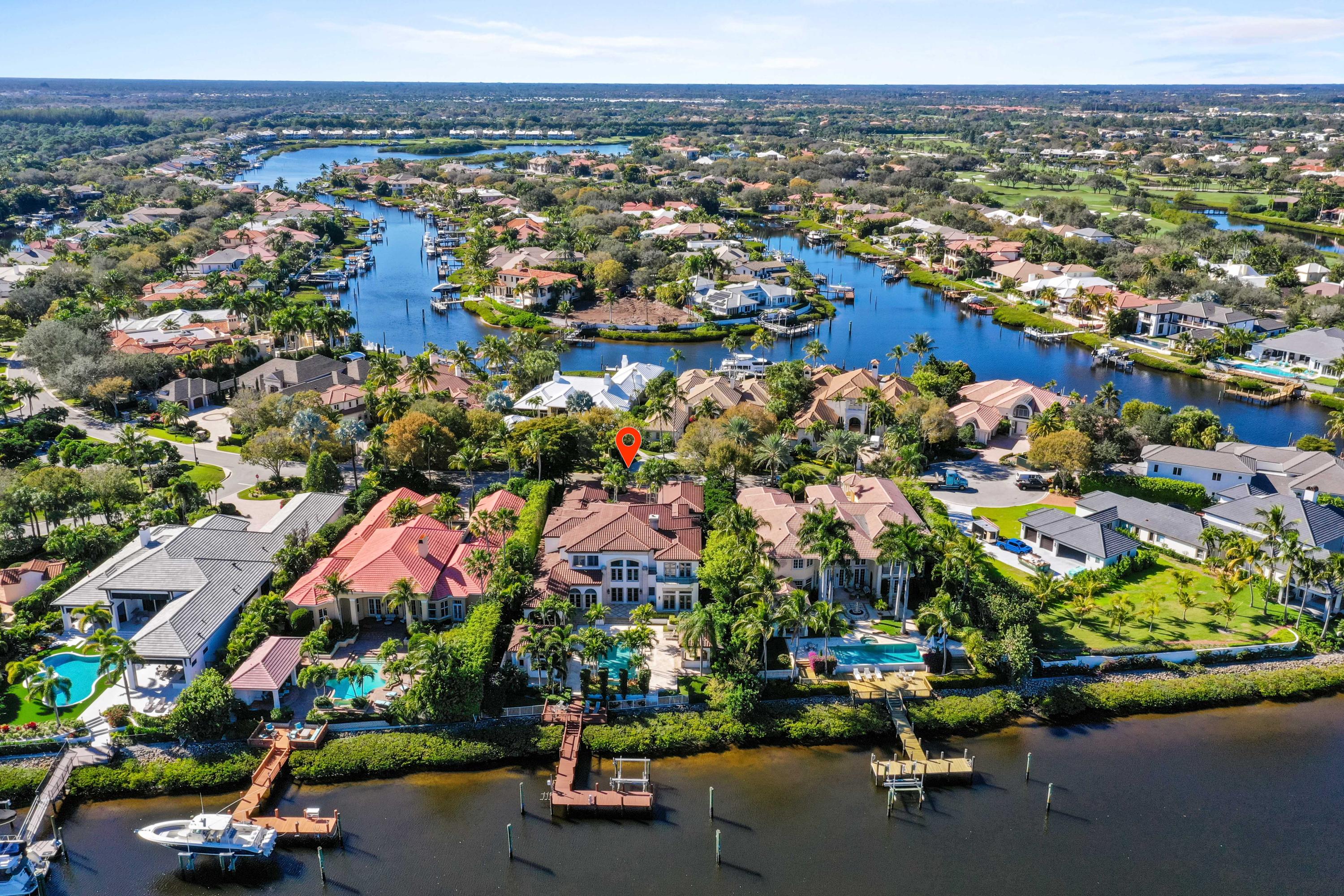 387 Eagle Drive Jupiter, FL 33477 - Photo 64 of 77 West Aerial