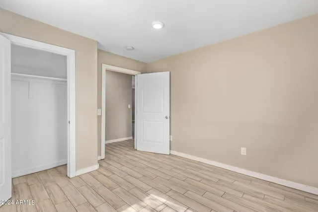 wooden floor in an empty room
