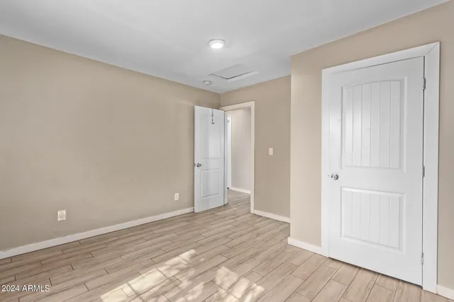 a view of an empty room