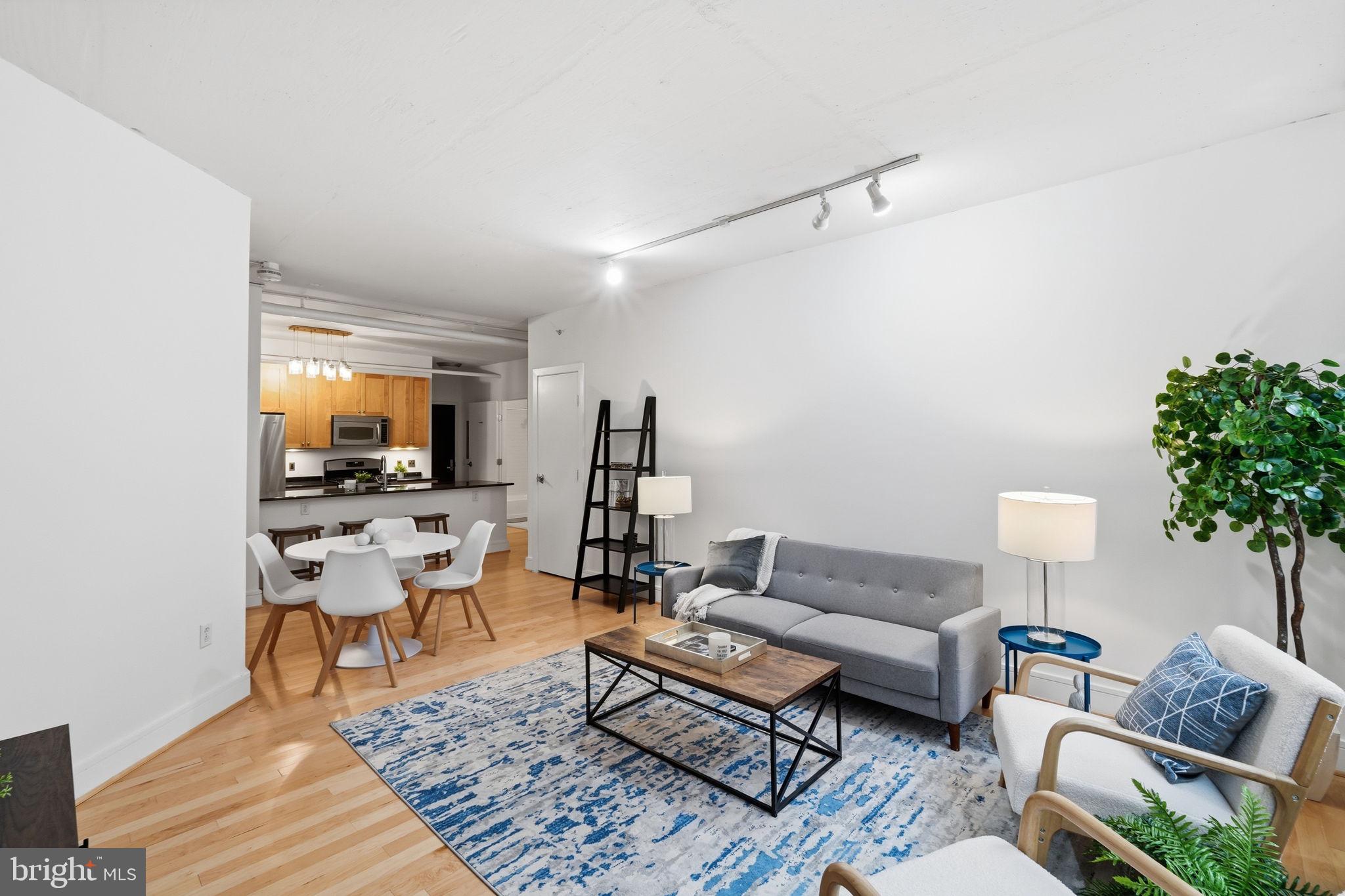 809 6th Street Northwest, Unit 22 Washington, DC 20001 - Photo 21 of 21 Spacious open floor plan with nearly 1000 sq ft