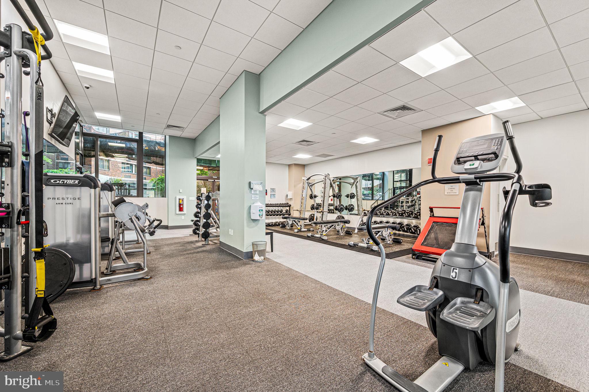 1420 Locust Street, Unit 29R Philadelphia, PA 19102 - Photo 20 of 30 a view of a room with gym equipment