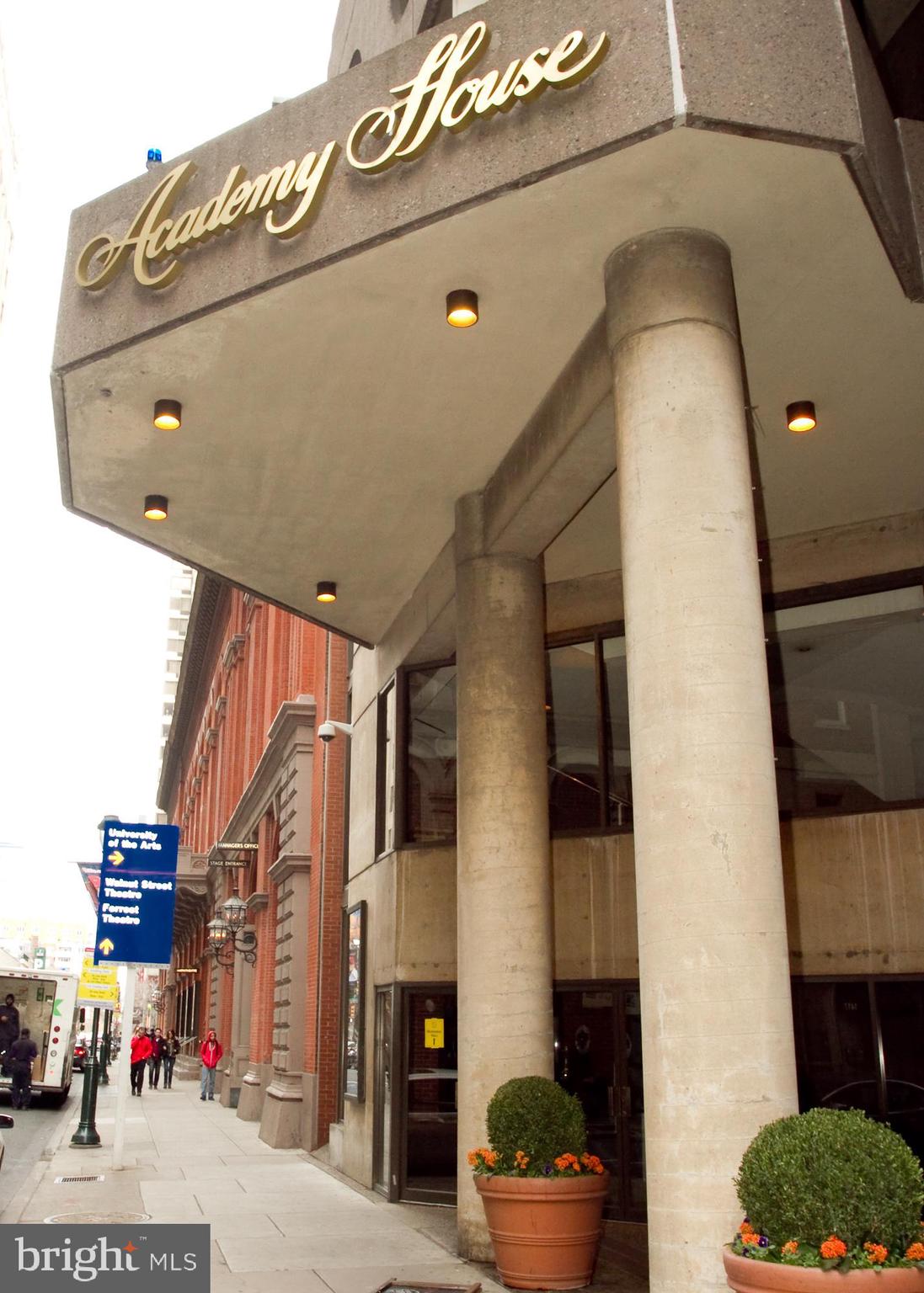 1420 Locust Street, Unit 29R Philadelphia, PA 19102 - Photo 26 of 30 a front view of a house with an outdoor space
