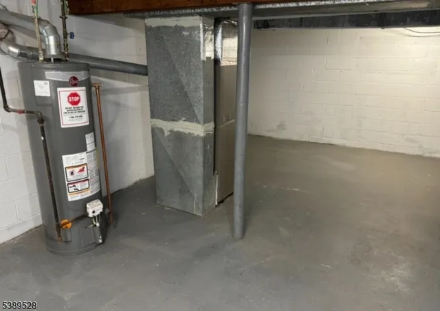 a view of water heater room