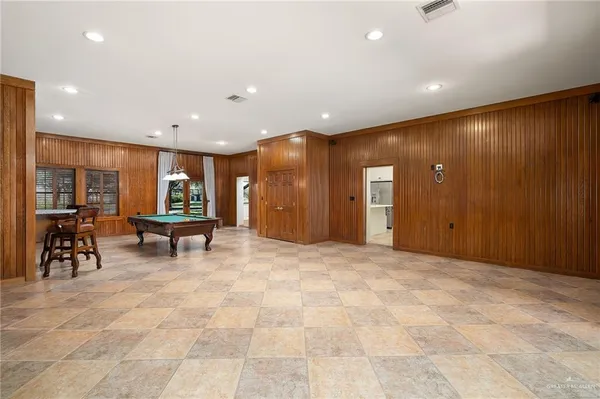 a room with chairs