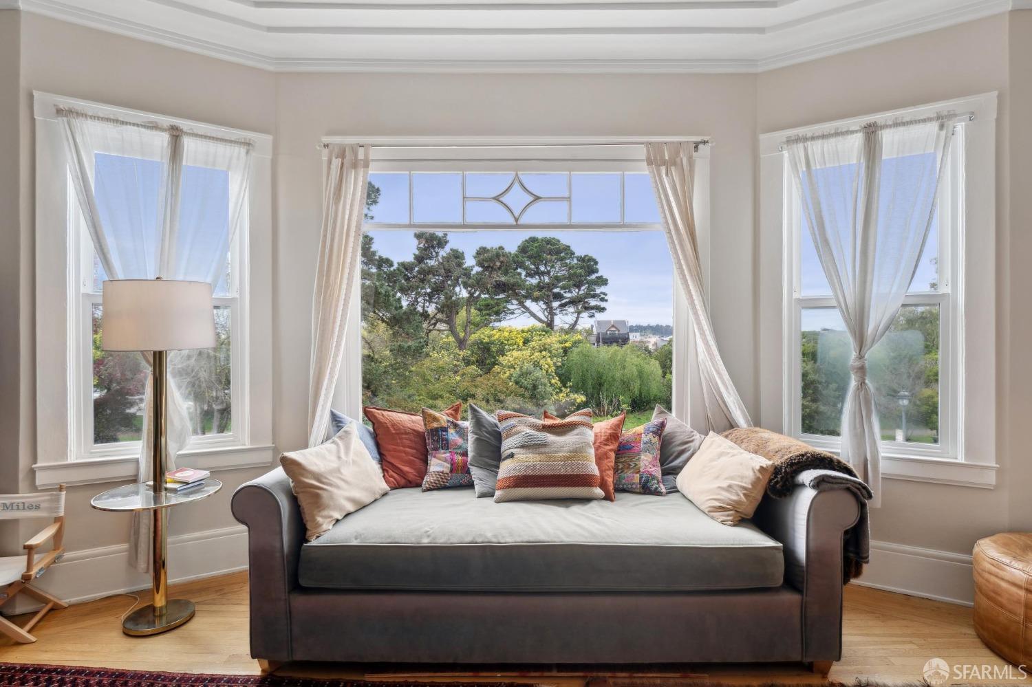 368 Funston Avenue San Francisco, CA 94118 - Photo 3 of 16 a bedroom with furniture and a large window