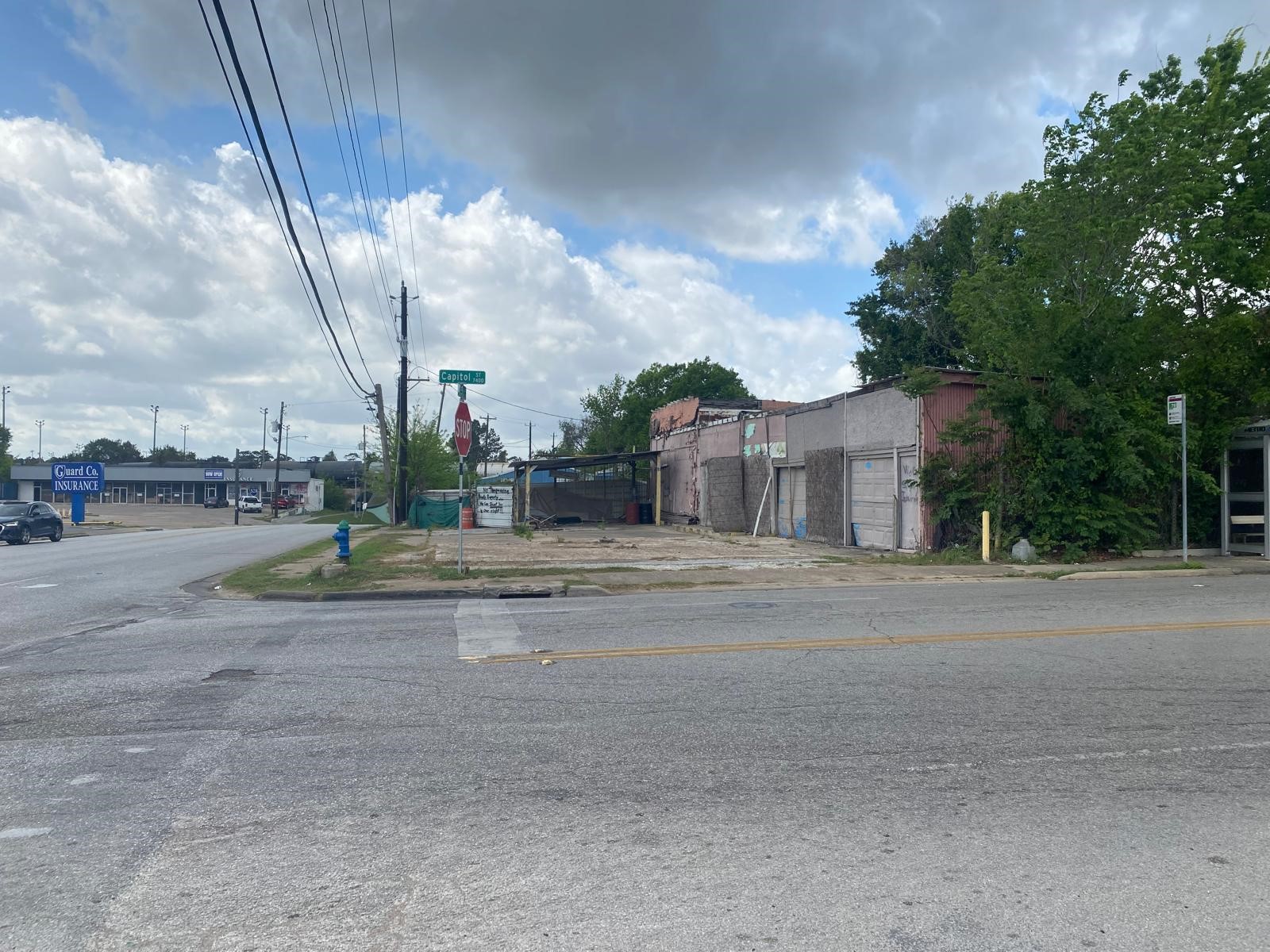 204 South 75th Street Houston, TX 77011 - Photo 5 of 15 a view of a house with a big yard and palm trees