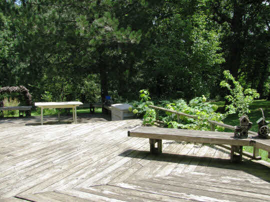 695 Lake Summerset Road Lake Summerset, IL 61019 - Photo 10 of 11 a view of a bench in the patio