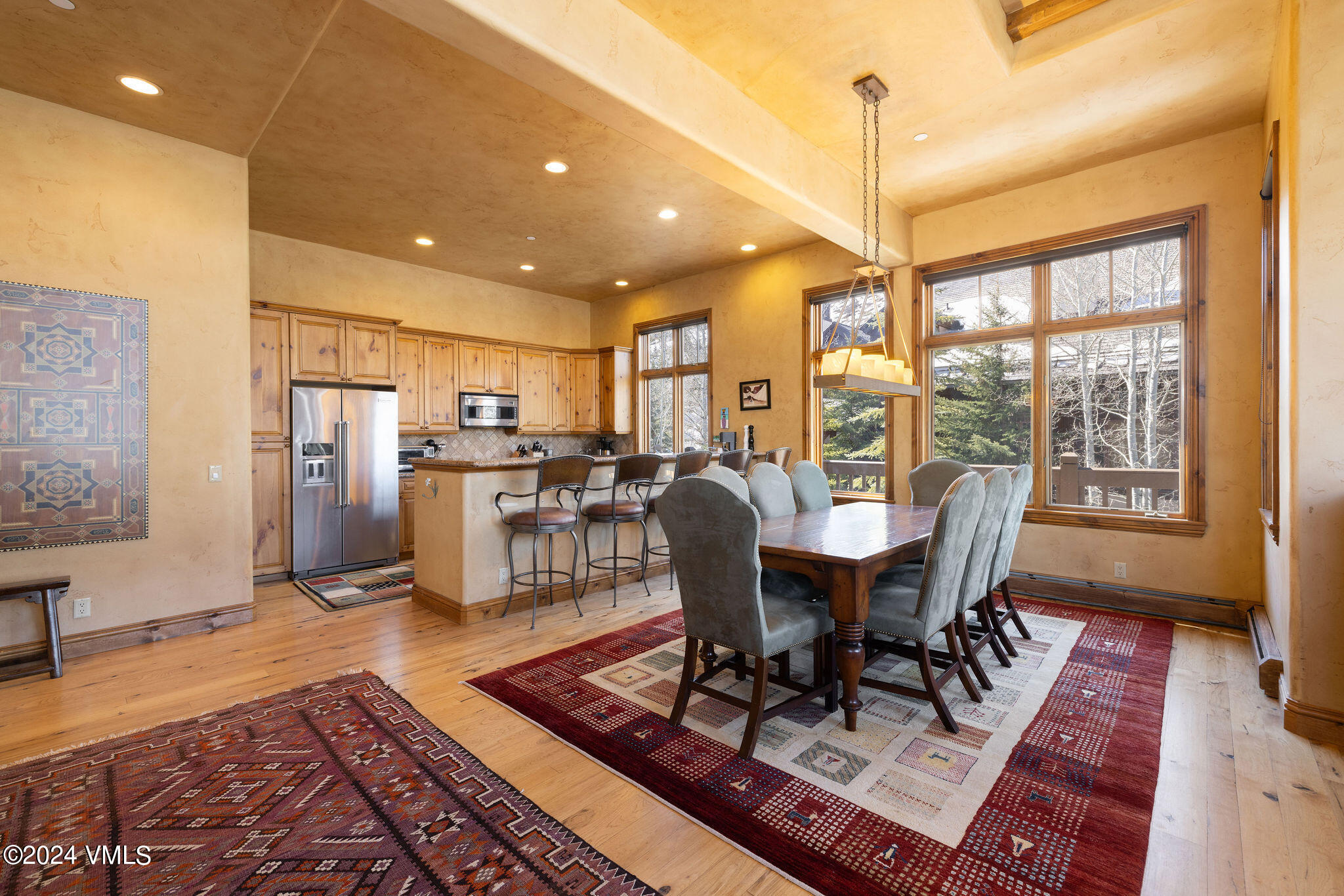 54 Cresta Road, Unit F6 Edwards, CO 81632 - Photo 4 of 13 a view of a dining room with furniture window and wooden floor