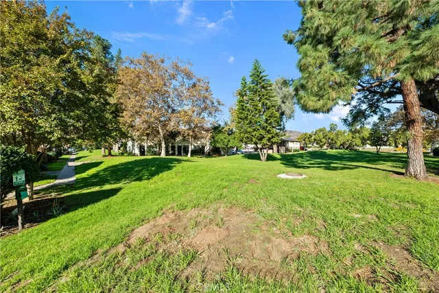a view of building with outdoor space