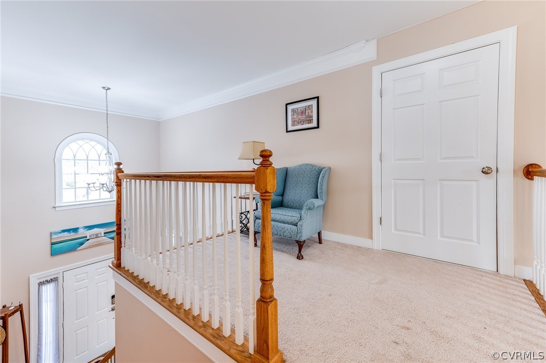 12124 Club Ridge Drive Chester, VA 23836 - Photo 28 of 40 Loft area showing entry for Large walk-in attic storage or you can finish and create a 5th bedroom