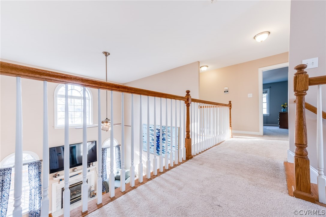Take in the views on either side of this open loft/catwalk.