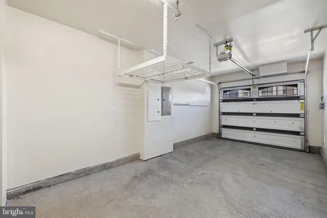 a view of a room with storage and utility room