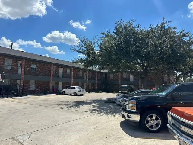 a car parked in front of a building