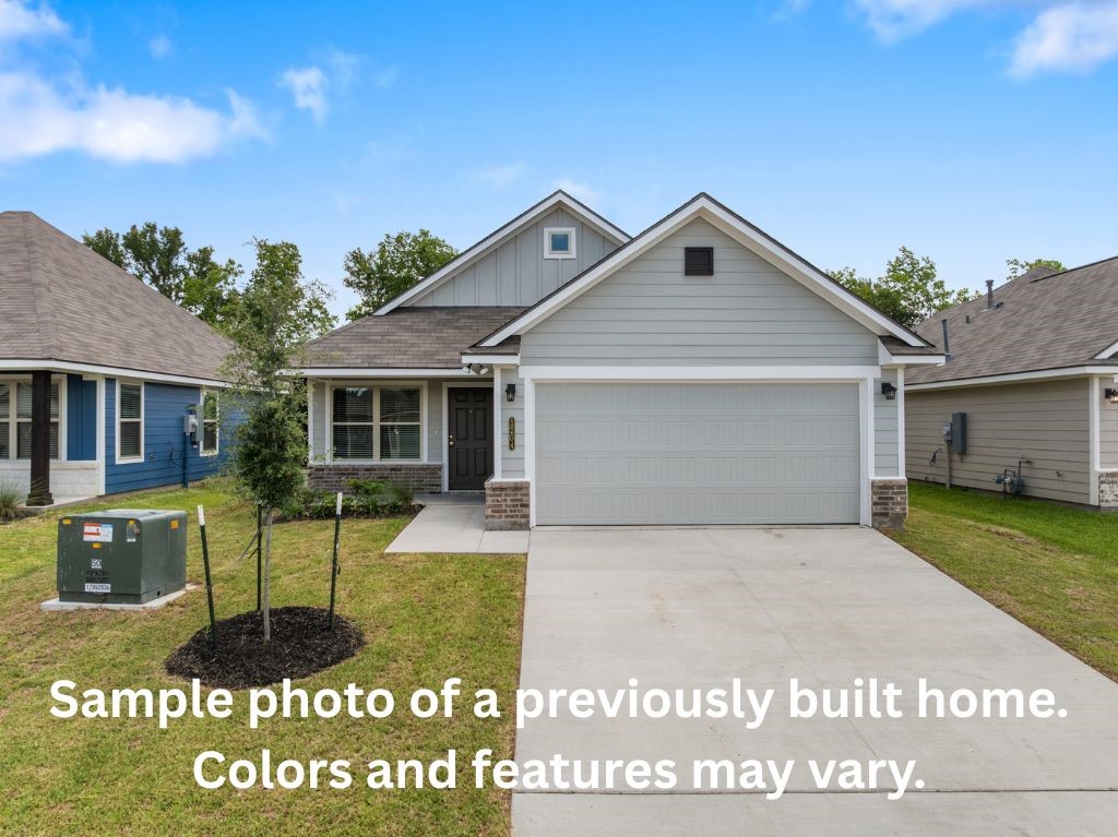 1643 Lucky Street Bryan, TX 77803 - Photo 1 of 14 **Photos are sample photos of similar plan. Colors and features might vary**