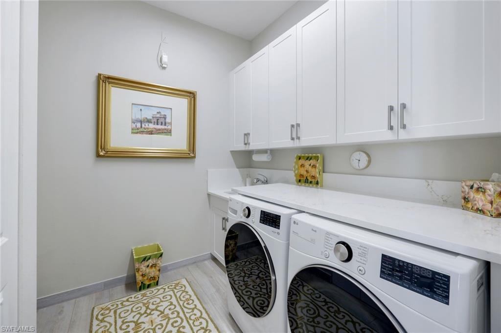 4478 Caldera Circle Naples, FL 34119 - Photo 40 of 50 Even the Laundry has Quartz counters and good workspace