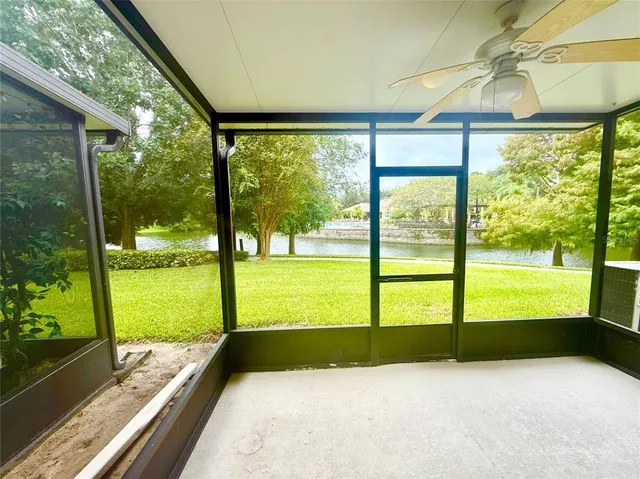 a view of a room with window