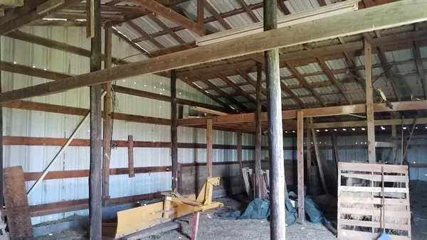 a view of porch with seating space