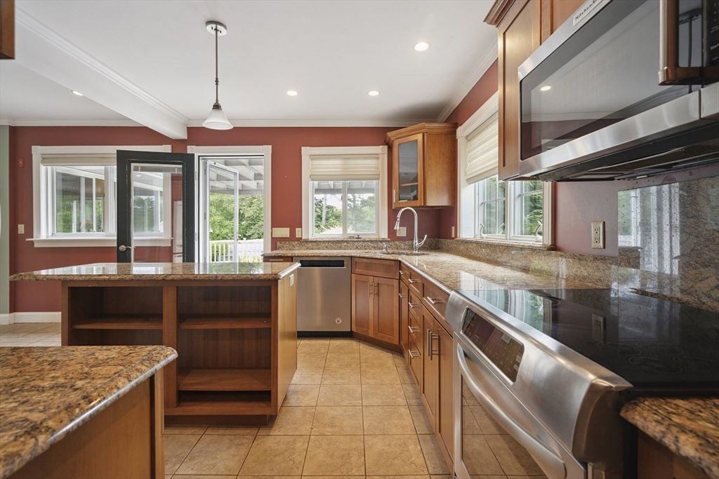 107 Wareham Street Carver, MA 02330 - Photo 5 of 25 a large kitchen with a large window