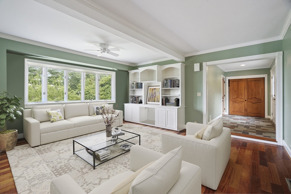 107 Wareham Street Carver, MA 02330 - Photo 7 of 25 a living room with furniture and a large window