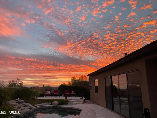 a outdoor living space with furniture and a potted plant