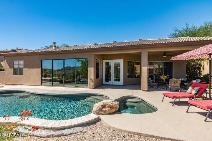 16715 North 108th Way Scottsdale, AZ 85255 - Photo 75 of 104 a view of a house with backyard porch and porch