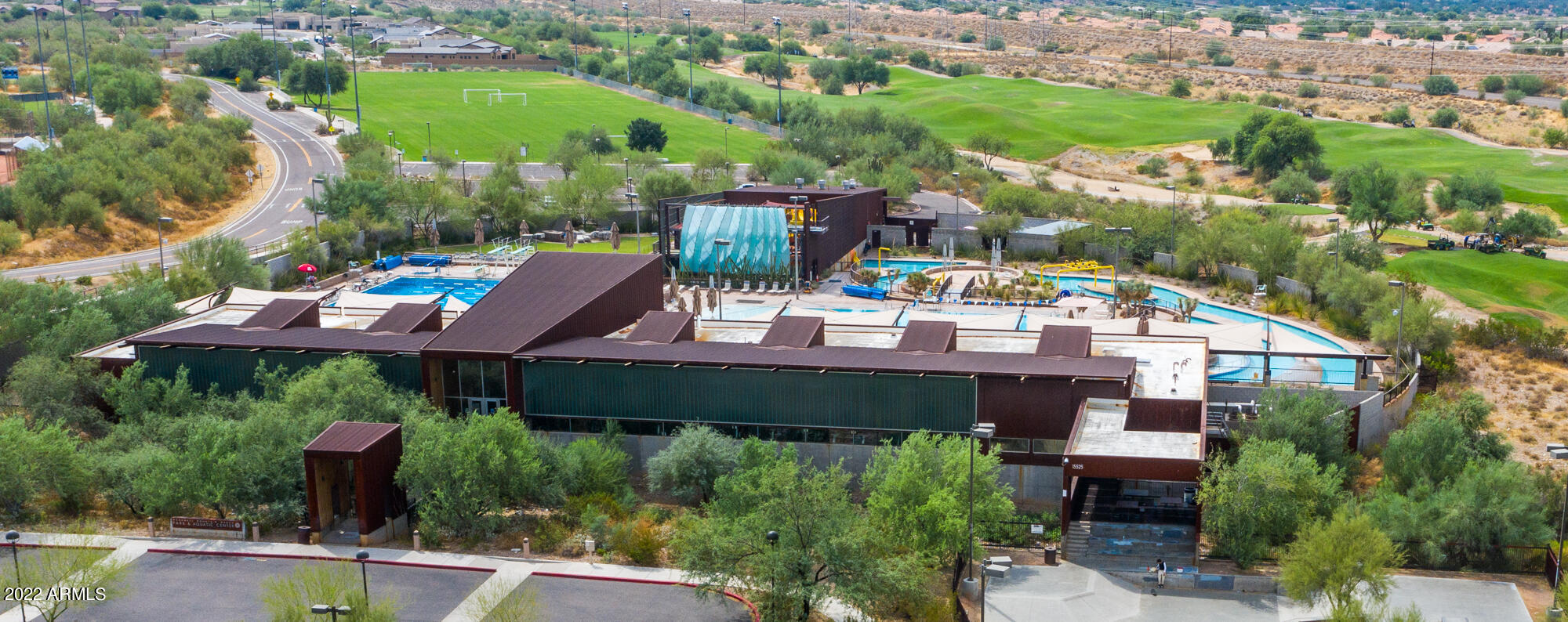 16715 North 108th Way Scottsdale, AZ 85255 - Photo 96 of 104 an aerial view of a house with yard swimming pool and outdoor seating