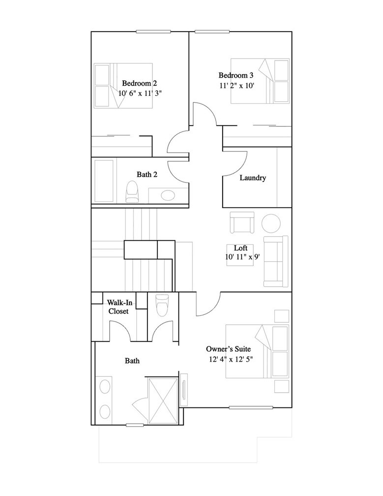 7419 Olive Grv Street Riverside, CA 92507 - Photo 3 of 3 Upstairs. Plans provided by owner.