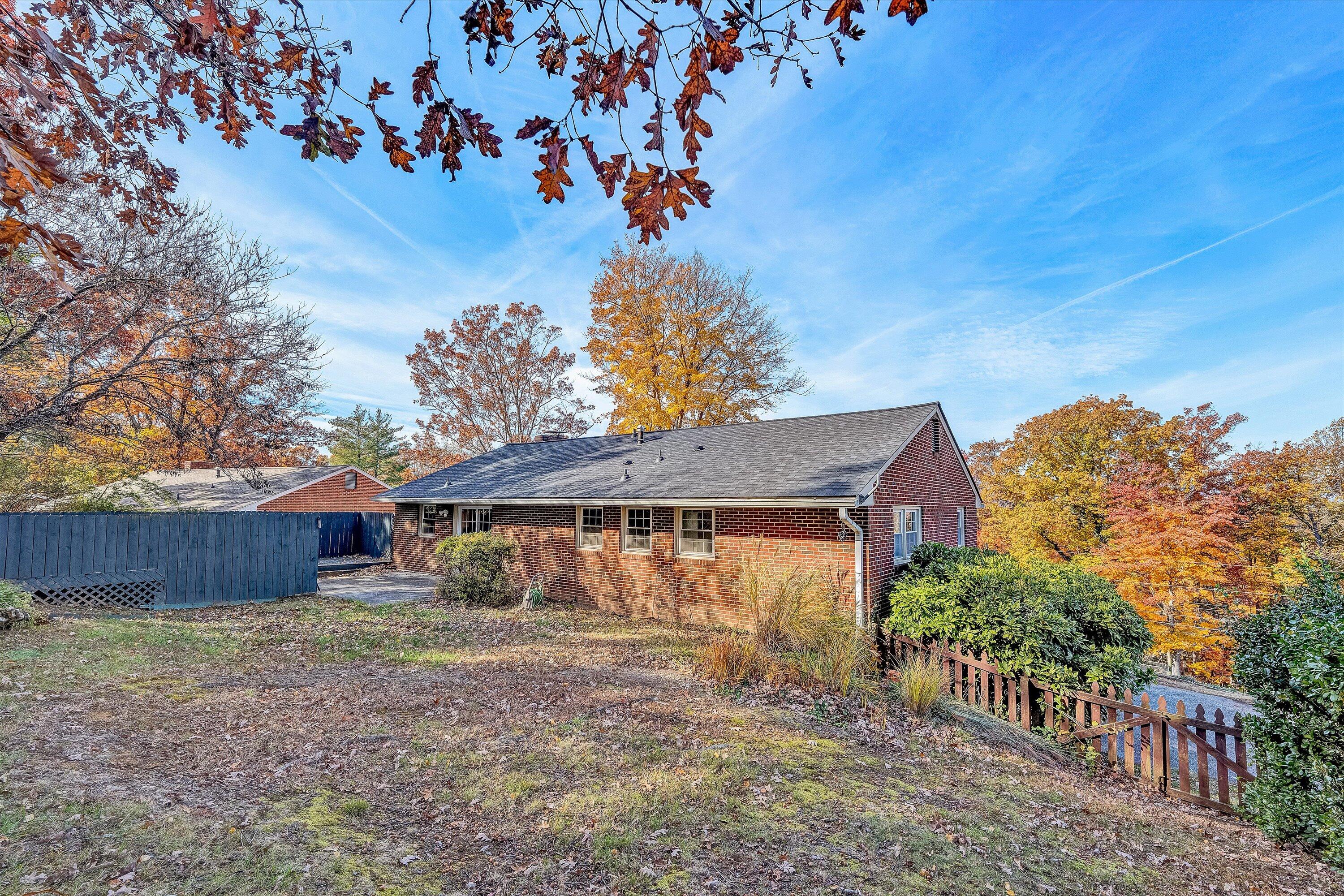 3536 Forester Road Southwest Roanoke, VA 24018 - Photo 22 of 26 a view of a house with wooden fence
