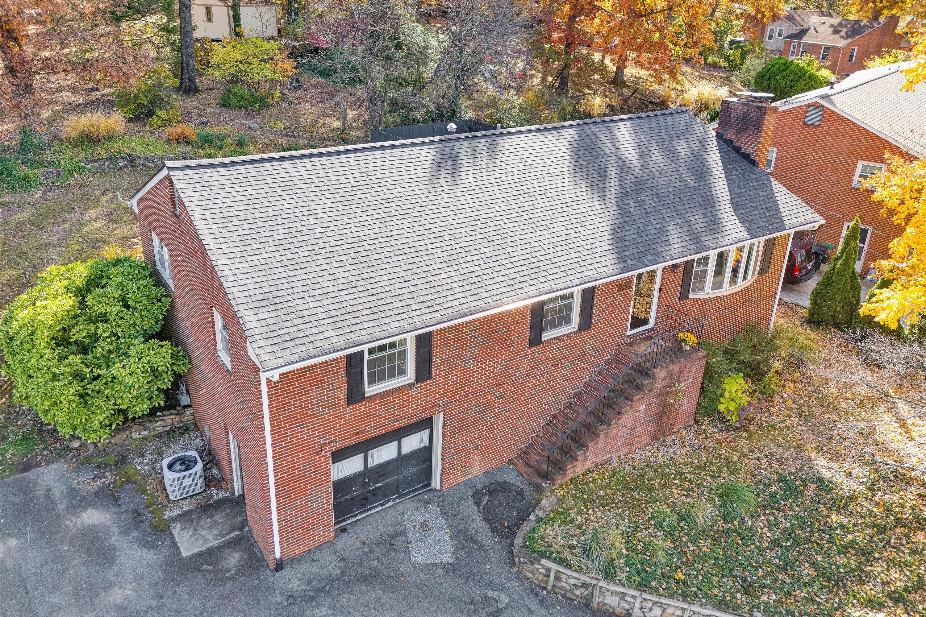 3536 Forester Road Southwest Roanoke, VA 24018 - Photo 25 of 26 an aerial view of a house roof deck