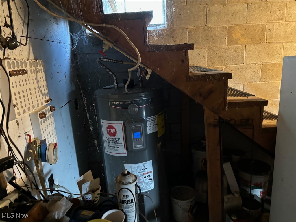 9517 Brick Church Road Cambridge, OH 43725 - Photo 21 of 26 Utility room with water heater