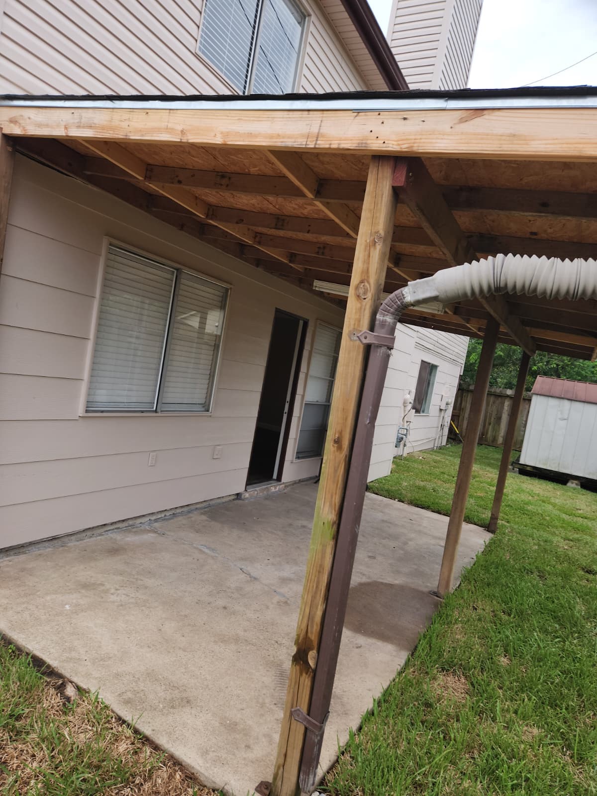 7010 Santa Rita Drive Houston, TX 77083 - Photo 17 of 17 Backyard Patio