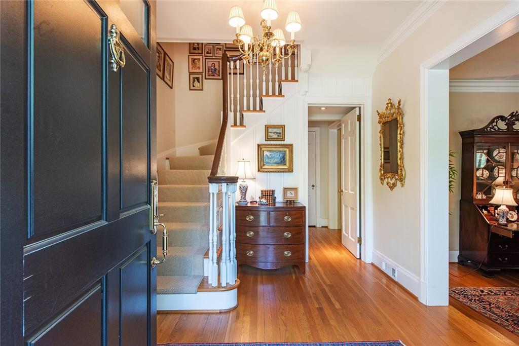 2785 Arden Road Northwest Atlanta, GA 30327 - Photo 5 of 34 a view of a living room with furniture and wooden floor