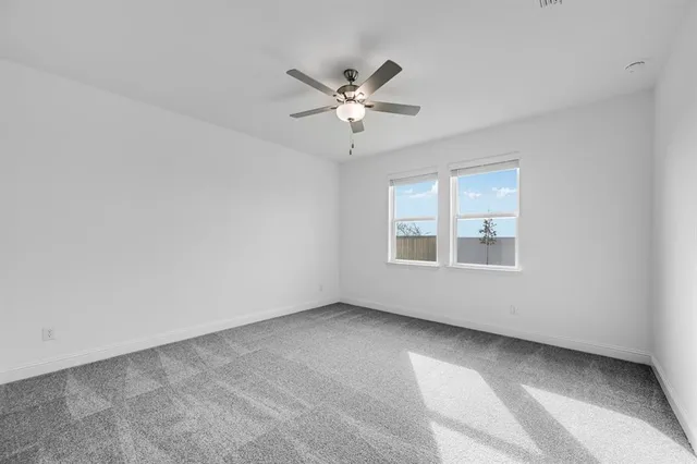 a bathroom with a glass shower